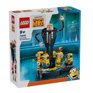 Lego Illumination's Despicable Me4 Brick-Built Gru And Minions